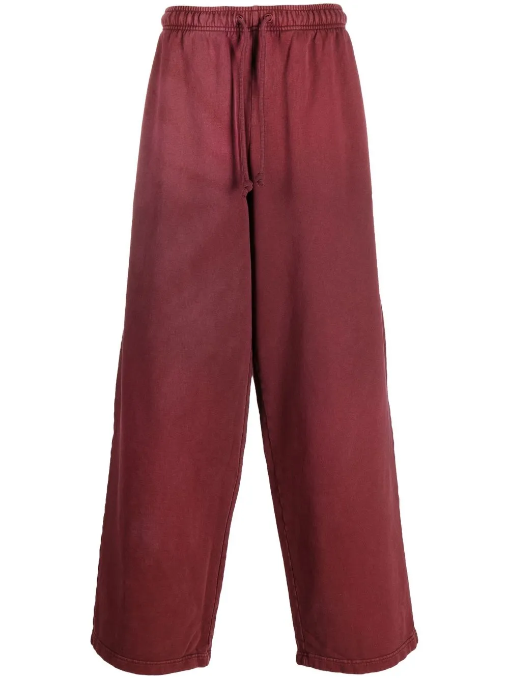 ACNE STUDIOS FACE PATCH WIDE-LEG TRACK PANTS