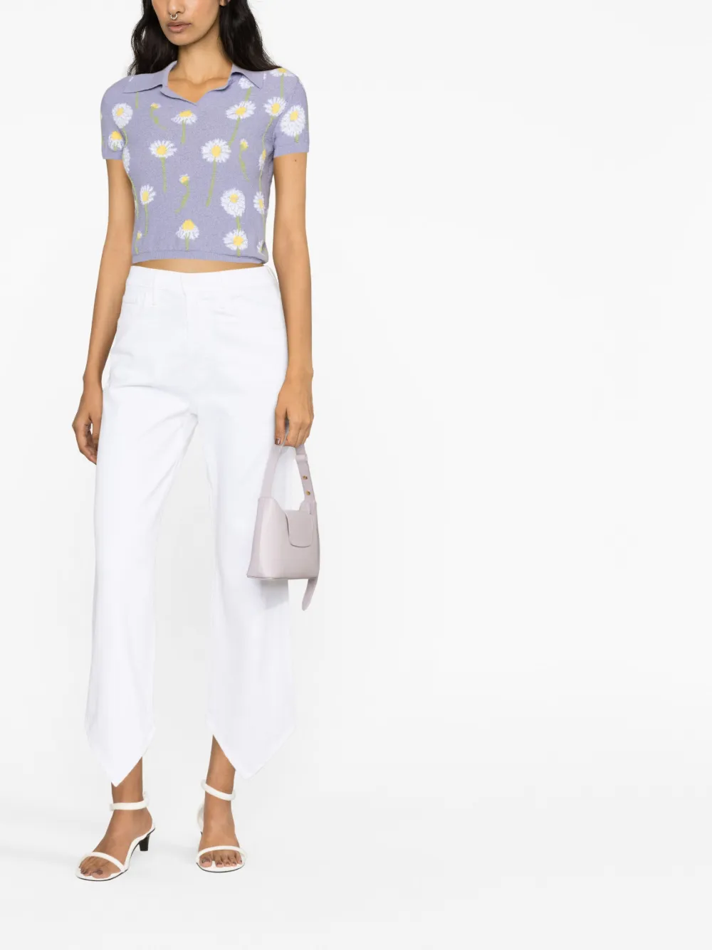 MOTHER Cropped jeans - Wit