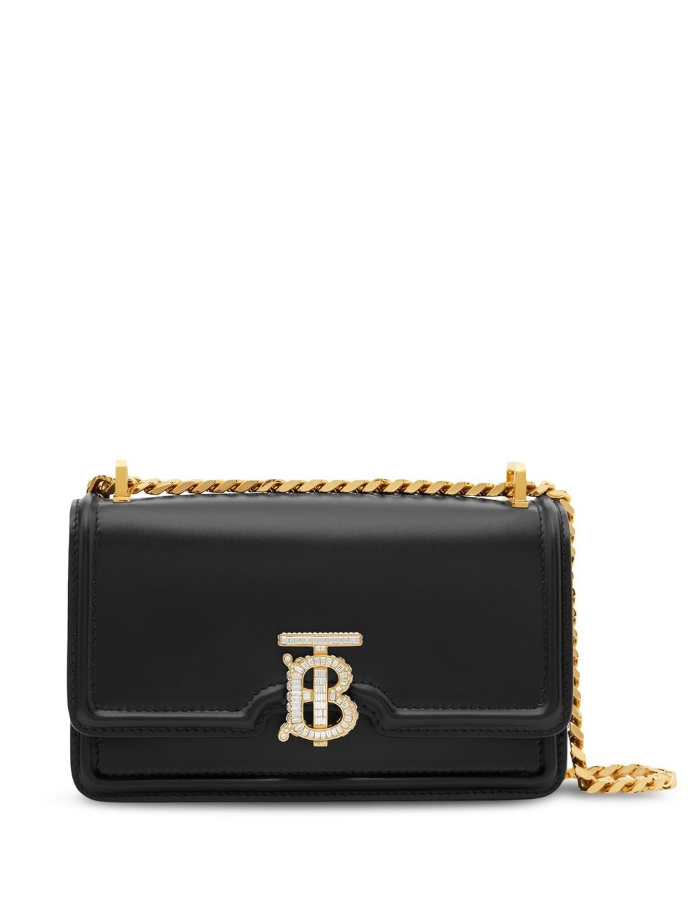 Burberry TB Crystal Embellished Shoulder Bag - Farfetch