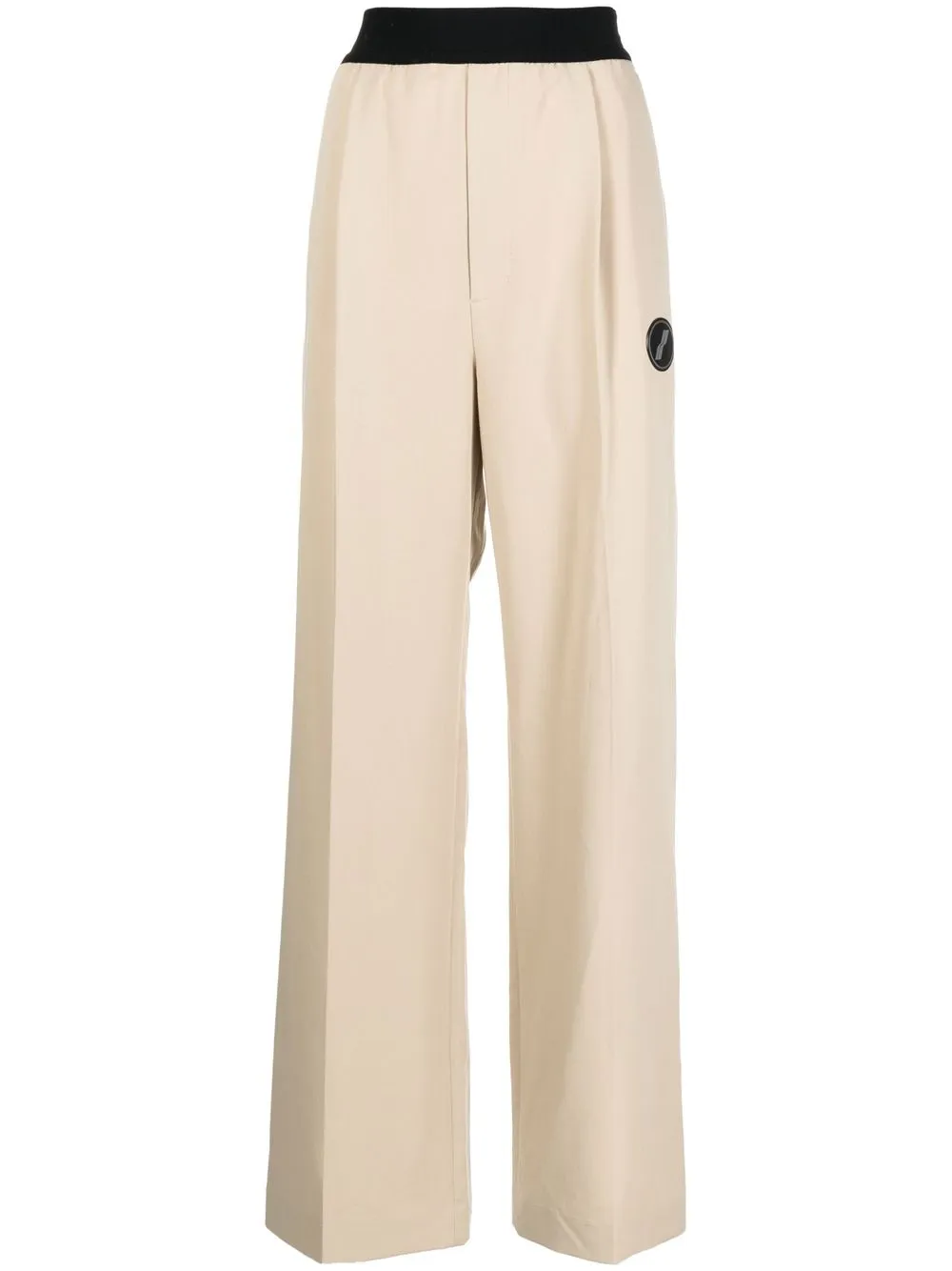 

We11done high-waisted pleat-detail trousers - Brown