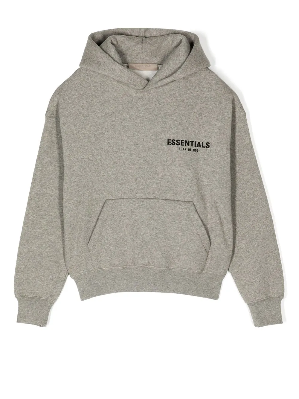 

FEAR OF GOD ESSENTIALS KIDS logo-print long-sleeve hoodie - Grey