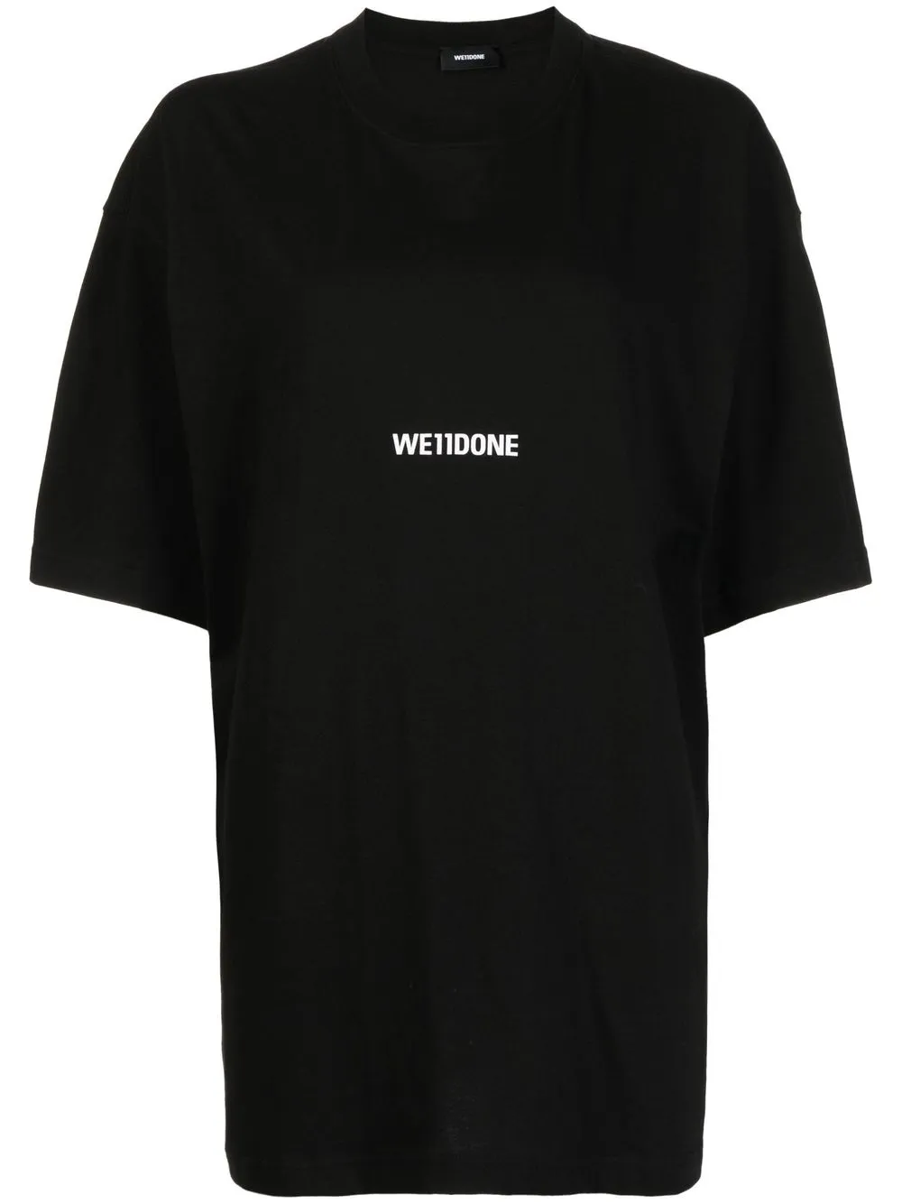 

We11done logo-patch crew-neck T-shirt - Black