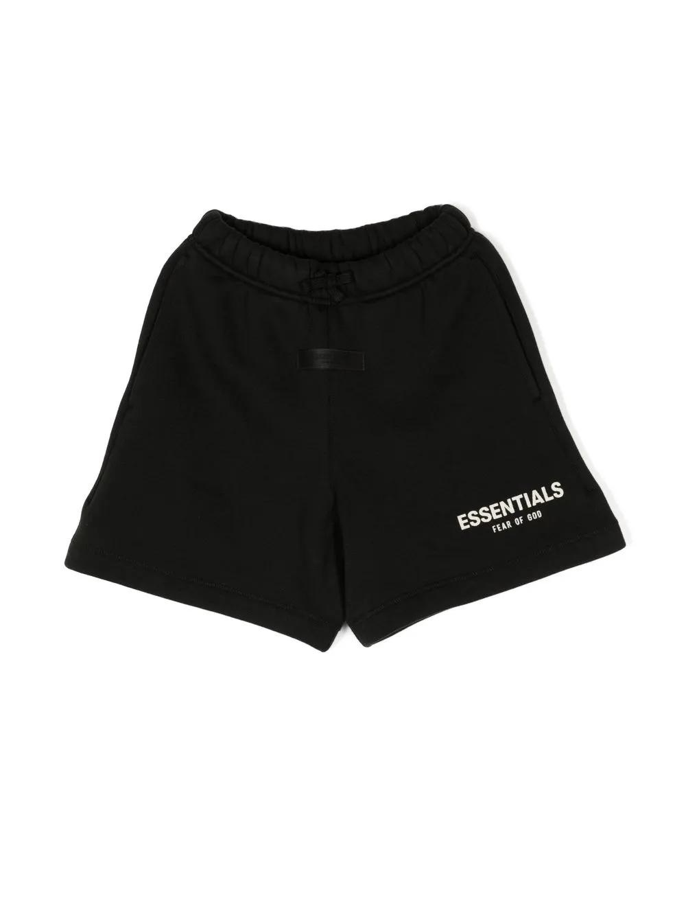 

FEAR OF GOD ESSENTIALS KIDS logo-print track shorts - Black