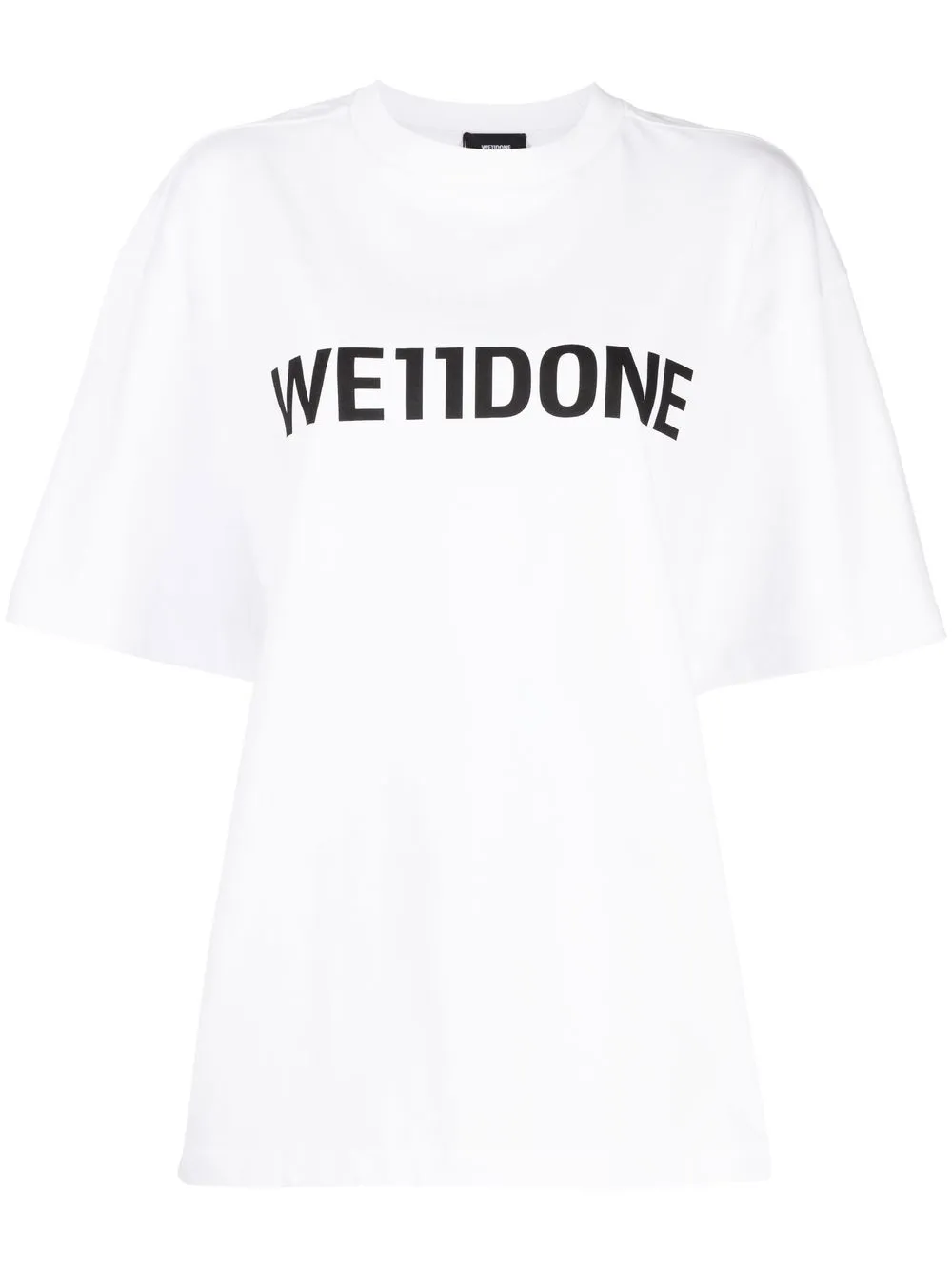 

We11done logo-print short-sleeve T-shirt - White