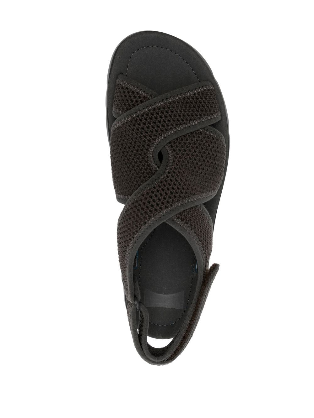 Shop Camper Oruga Mesh Sandals In Grey