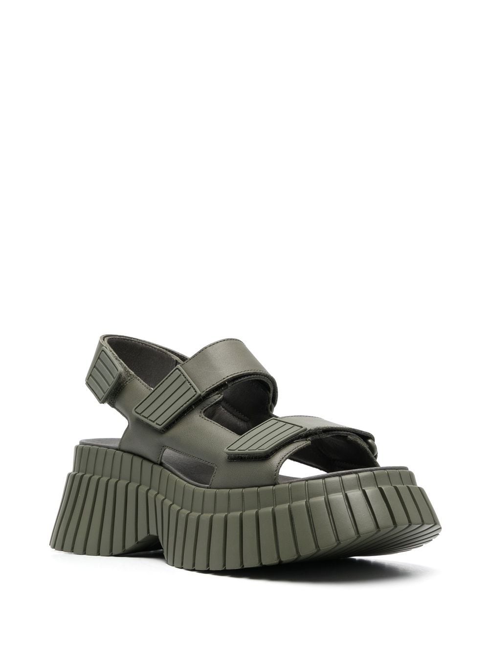 Shop Camper Chunky-sole Sandals In Green