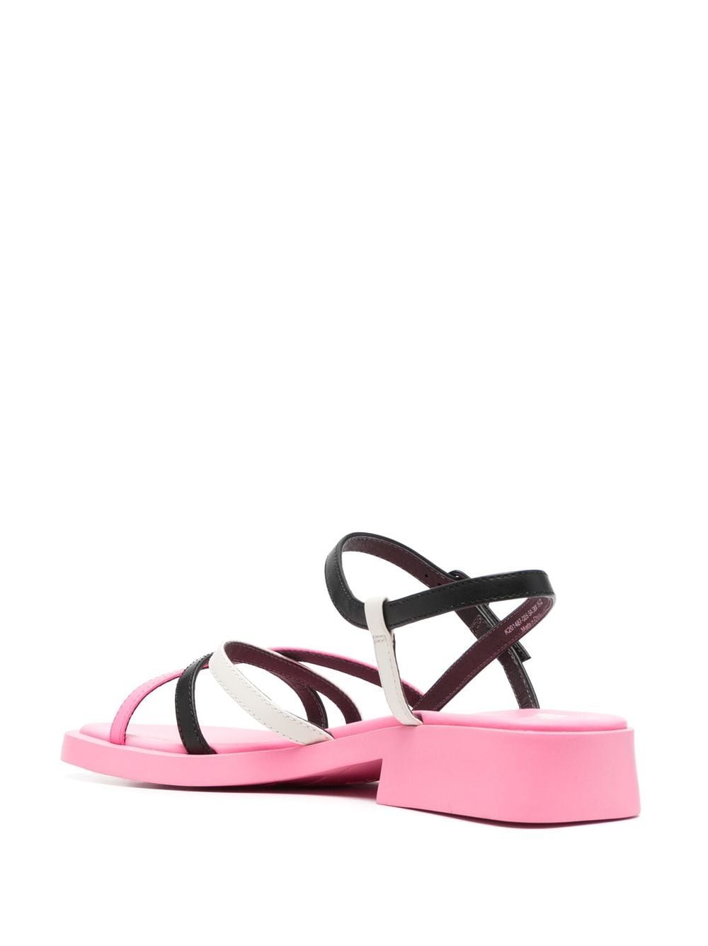 Shop Camper Dana Strappy Sandals In Pink