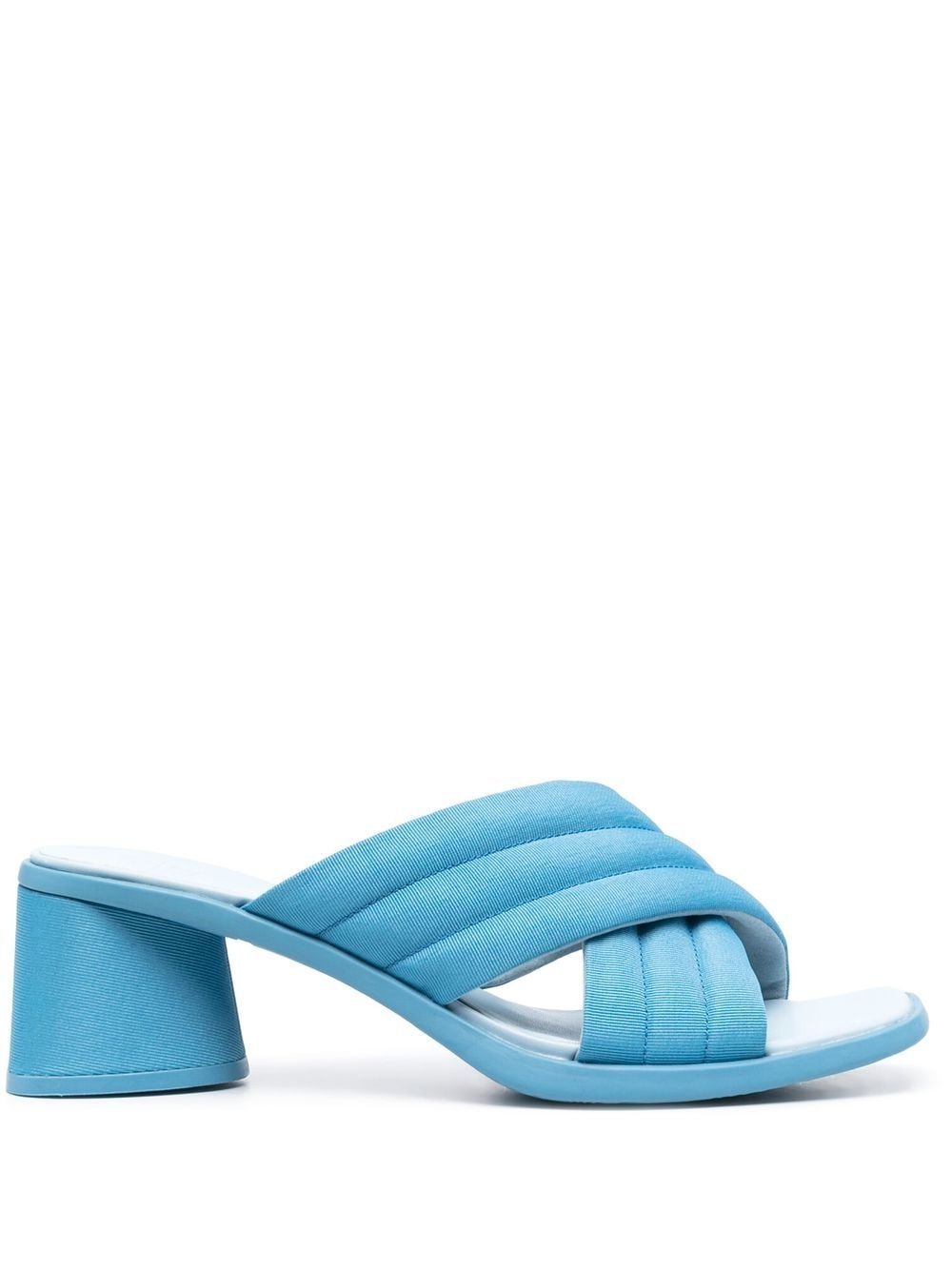 Shop Camper Kiara 60mm Crossover-strap Sandals In Blue