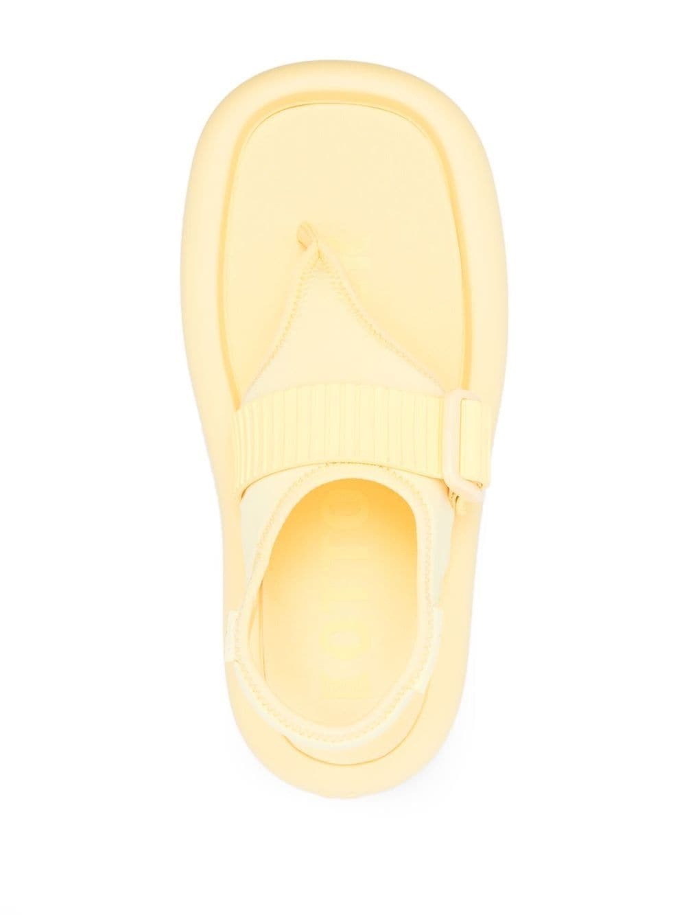 Shop Camper X Ottolinger Touch-strap Sandals In Yellow