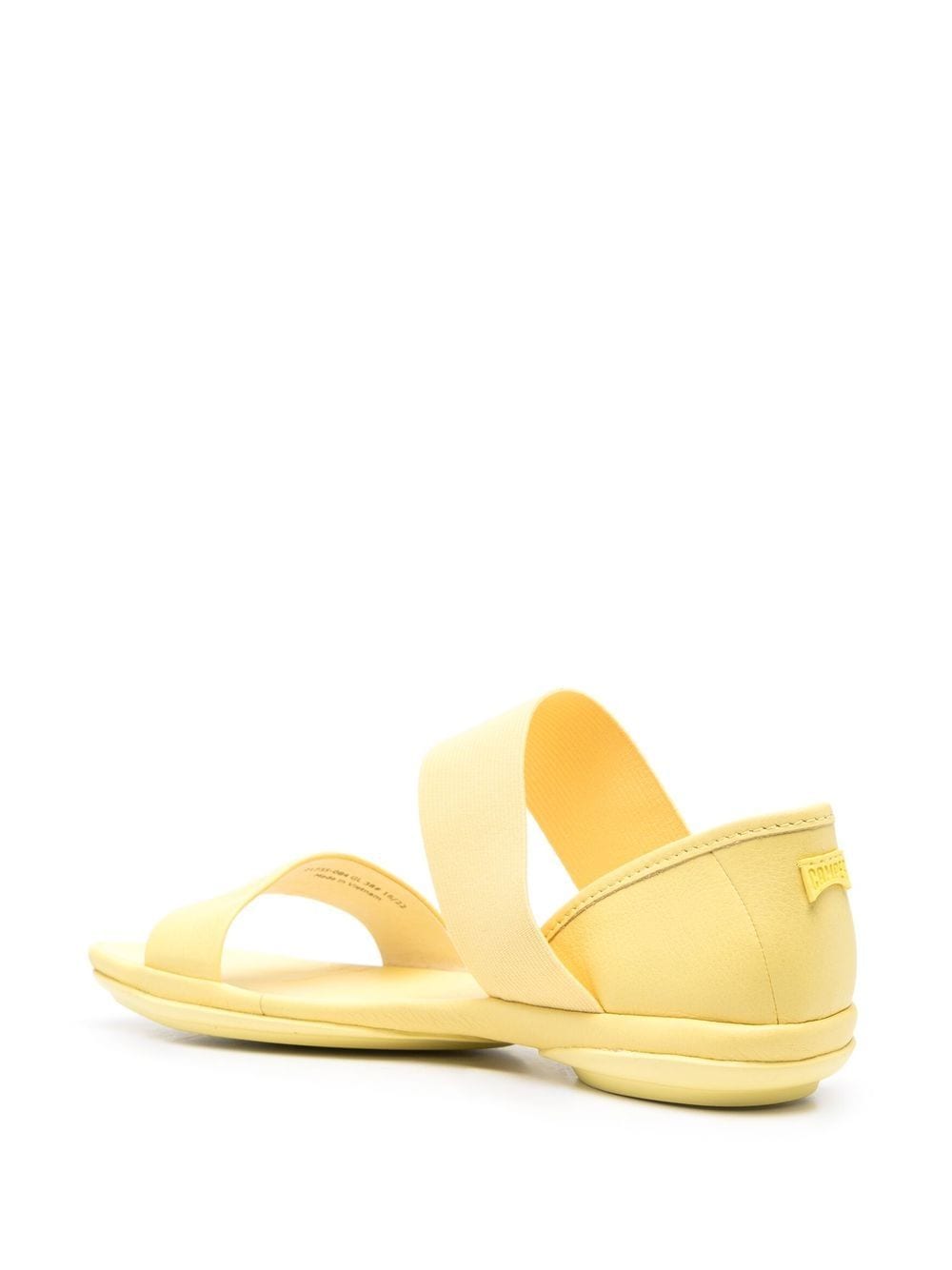 Shop Camper Right Nina Flat Sandals In Yellow