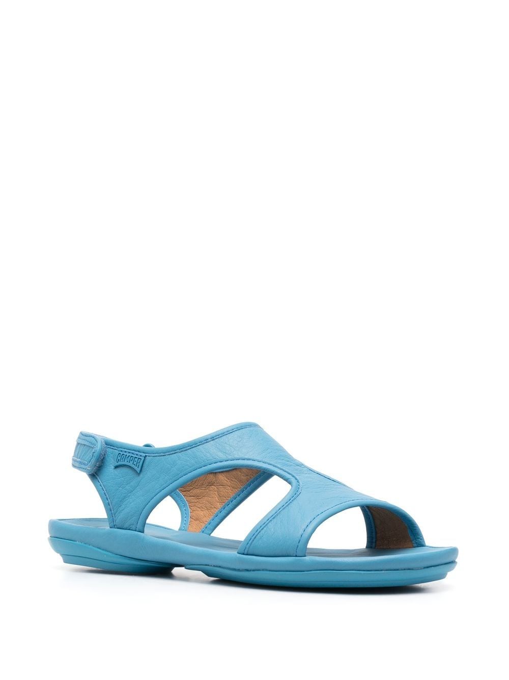 Shop Camper Open Toe Slingback Sandals In Blue