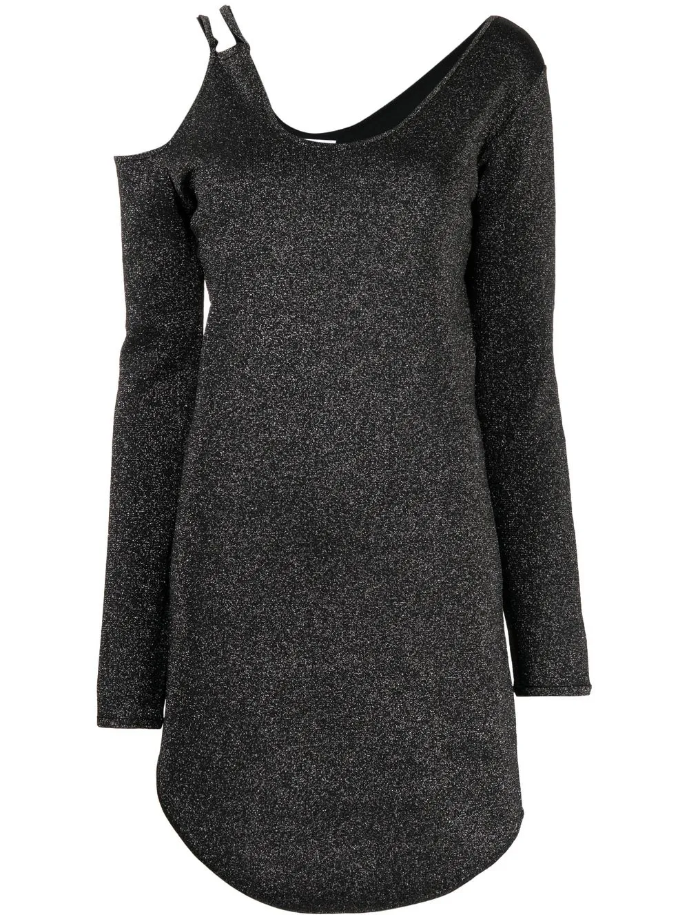 

JW Anderson shimmer cut-out mini dress - Black