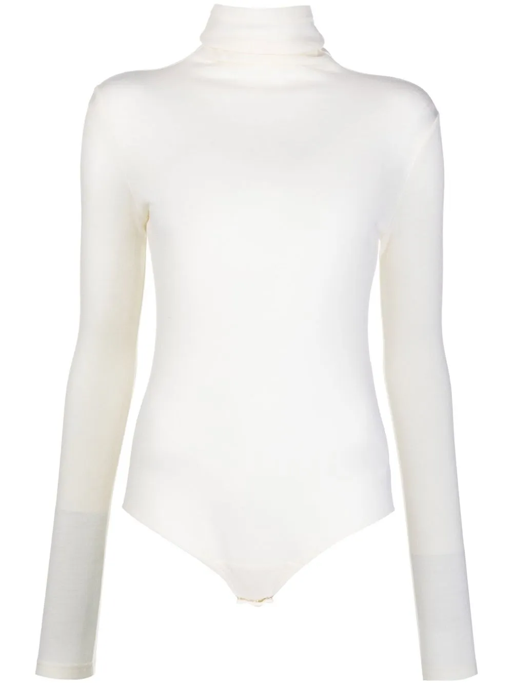 

GIA STUDIOS wool high-neck bodysuit - White