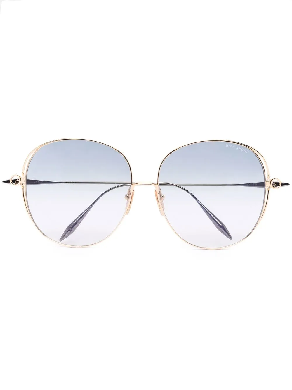 

Dita Eyewear oversized frame sunglasses - Gold