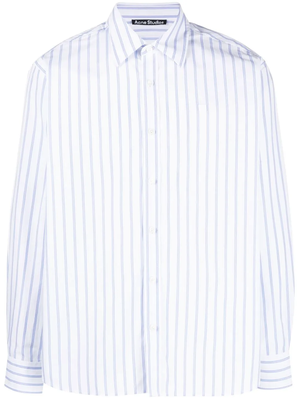 

Acne Studios camisa con motivo a rayas - Blanco