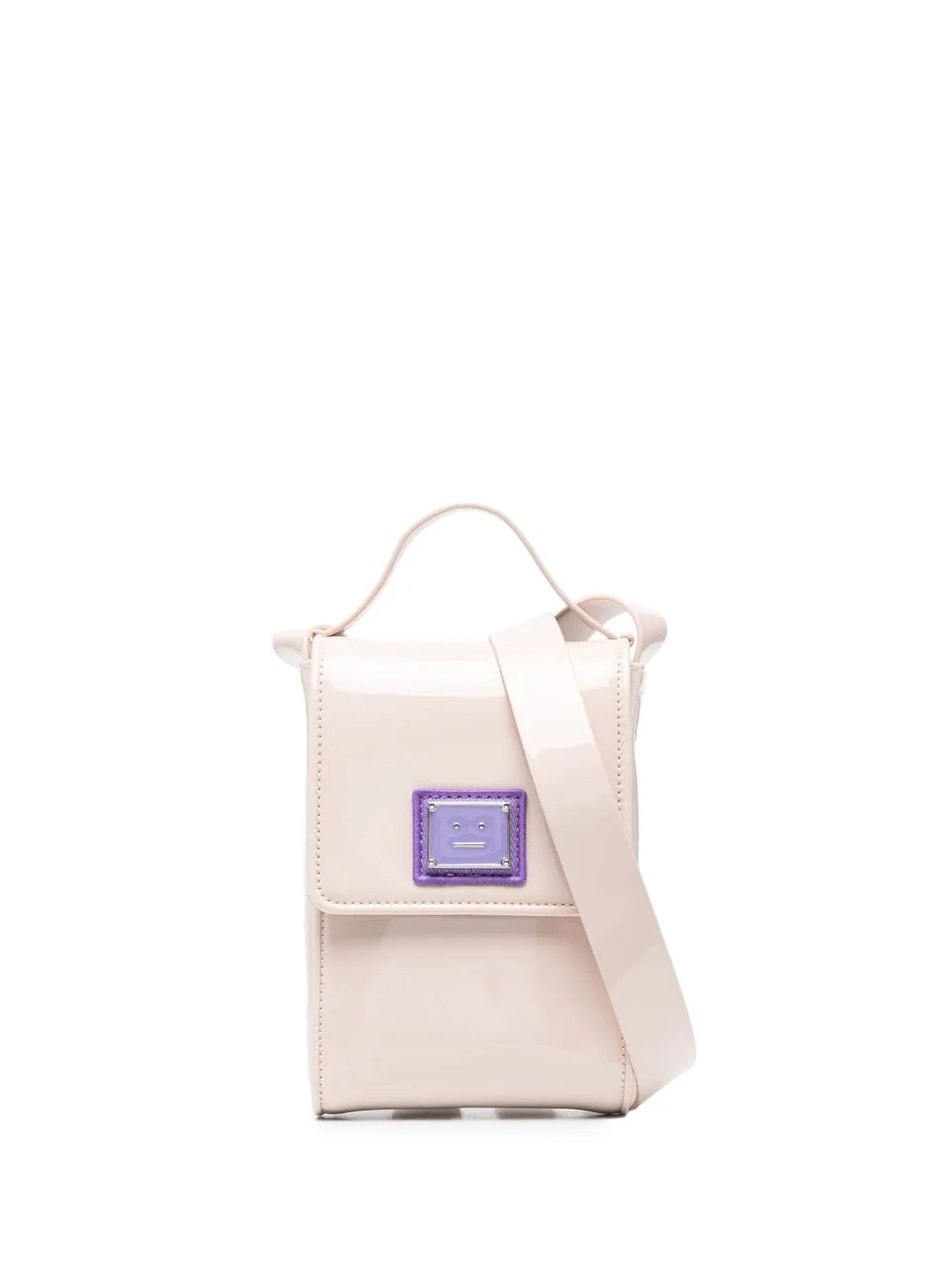 

Acne Studios Mini Face crossbody bag - Neutrals