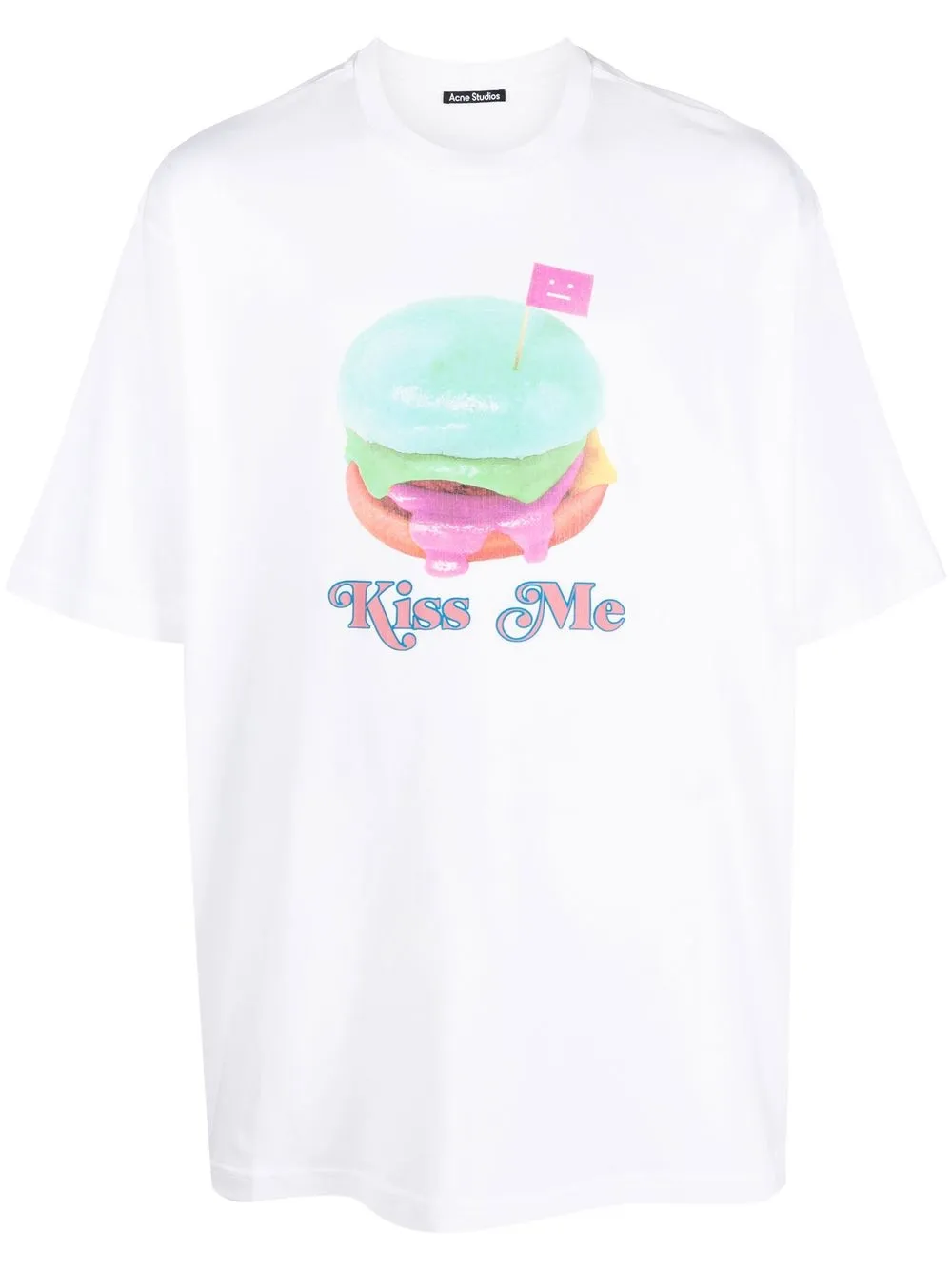 

Acne Studios Kiss Me graphic-print T-shirt - White