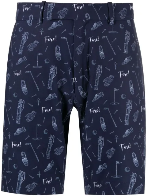 Polo Ralph Lauren golf-print knee-length shorts 