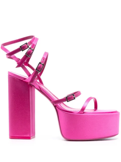 Paris Texas platform strappy sandals