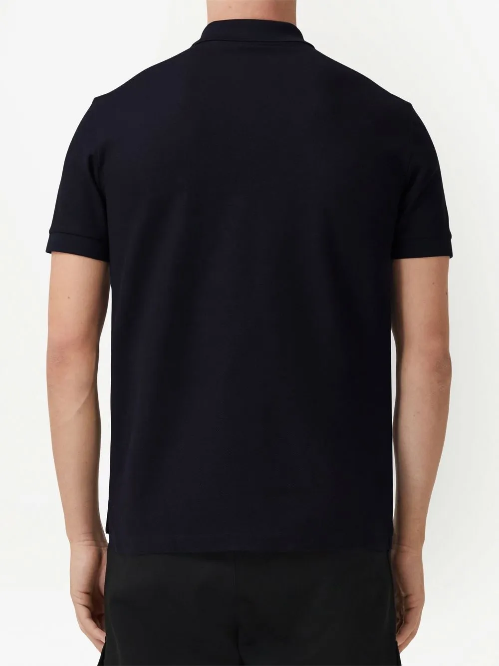 Cheap Burberry logo-embroidered cotton polo shirt Men