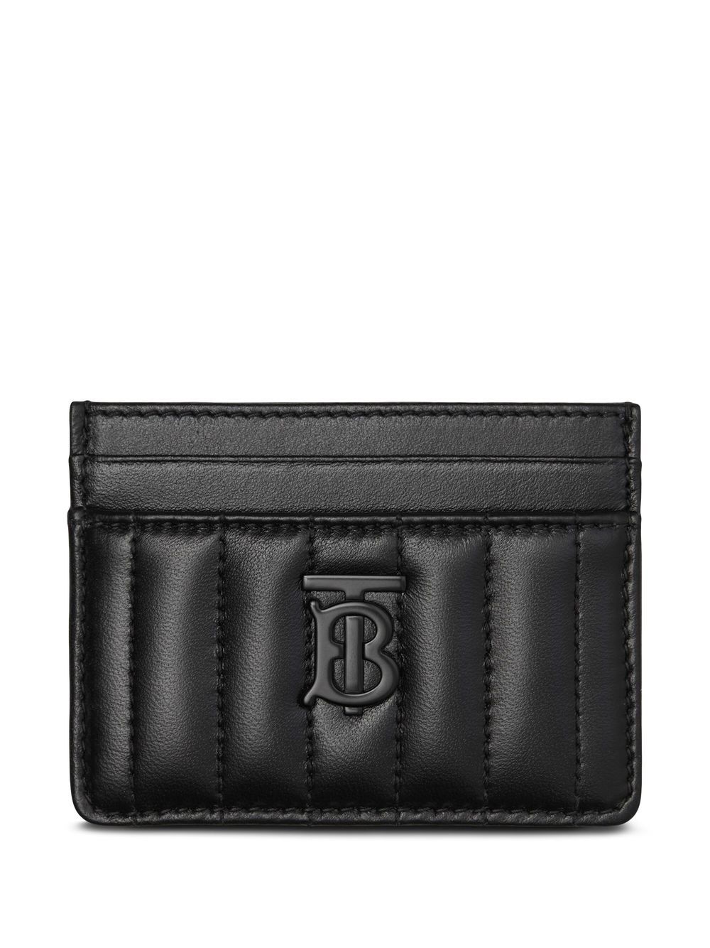 Burberry Lola Quilted Card Case In Schwarz