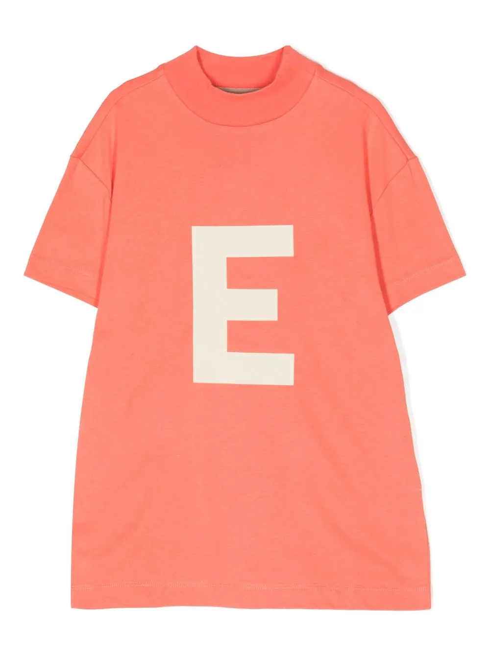 

FEAR OF GOD ESSENTIALS E monogram-print T-shirt dress - Orange