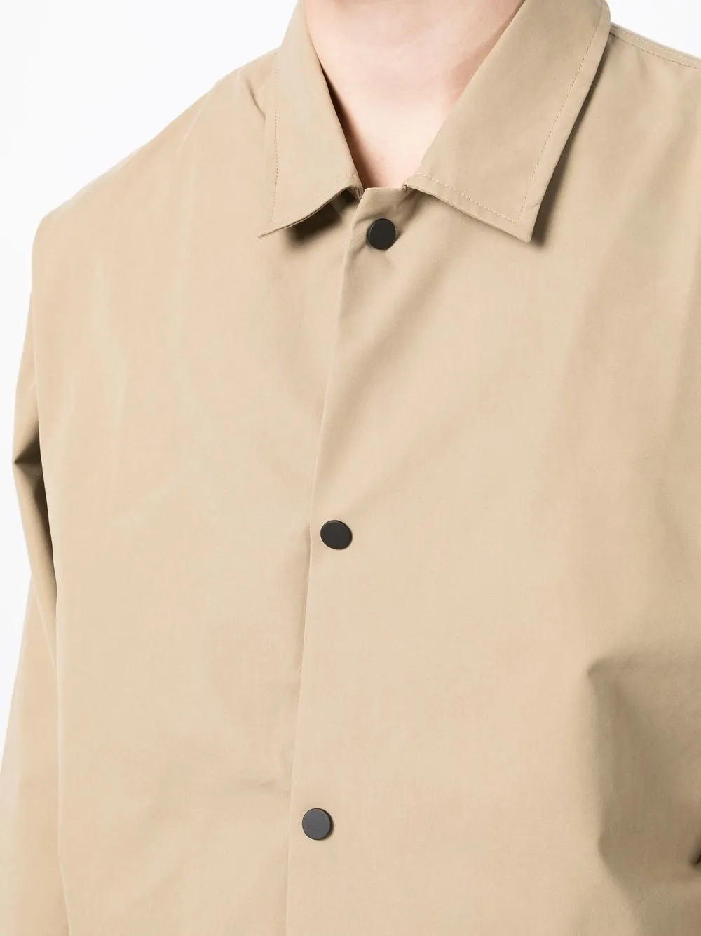 FEAR OF GOD ESSENTIALS Shirtjack met print Beige