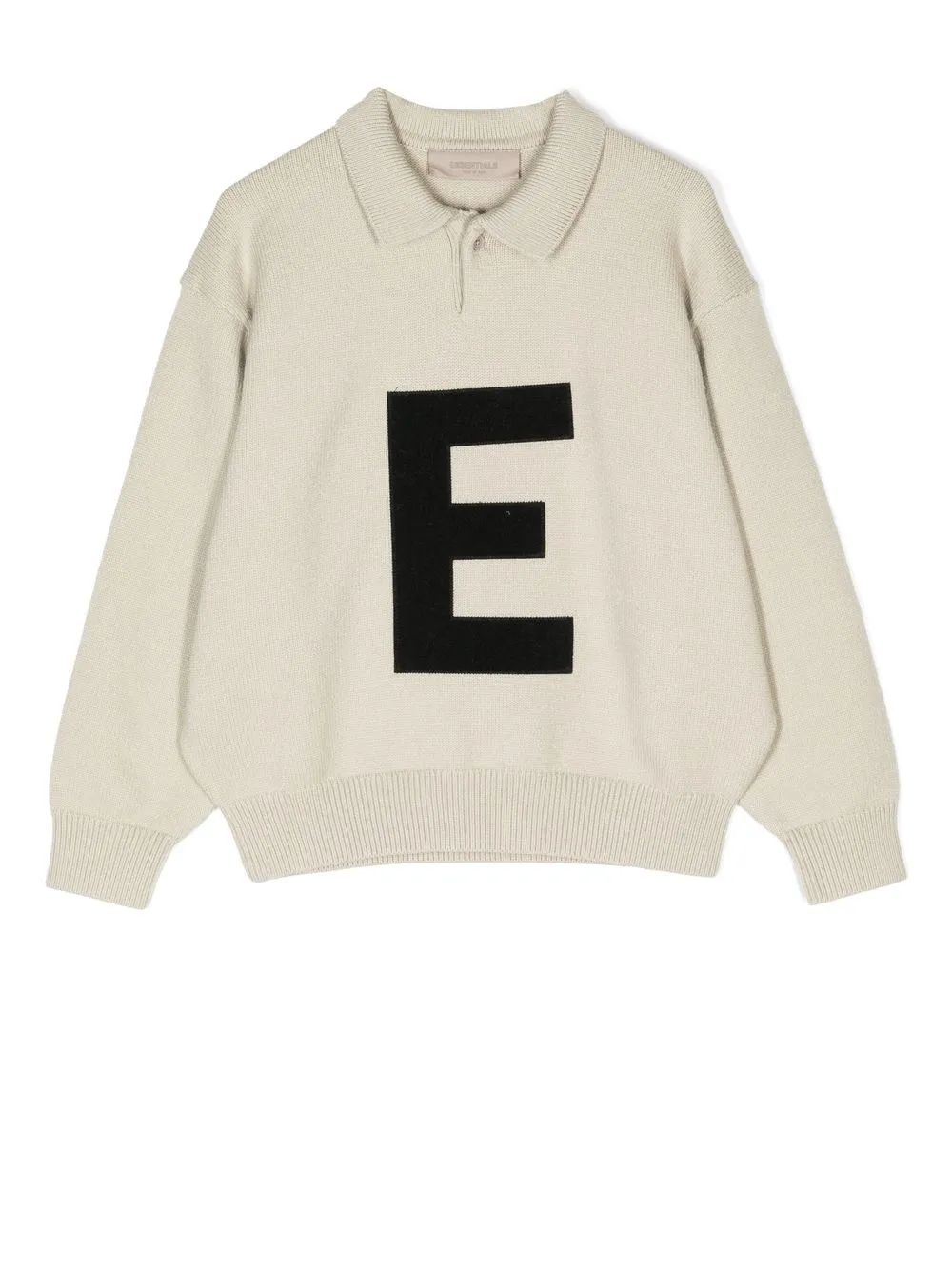 

FEAR OF GOD ESSENTIALS logo-print detail polo shirt - Neutrals
