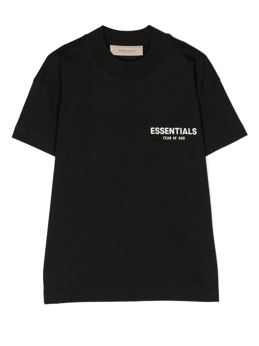 

FEAR OF GOD ESSENTIALS KIDS logo-print detail T-shirt - Black