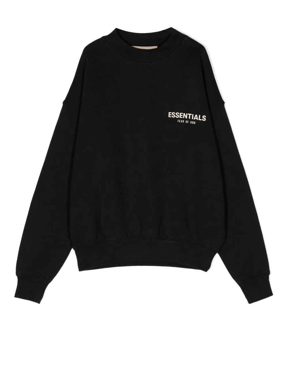 

FEAR OF GOD ESSENTIALS KIDS logo-print crew-neck sweatshirt - Black