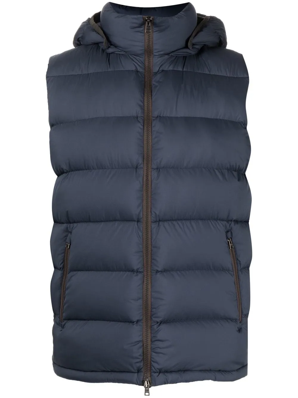 

Herno padded hooded gilet - Blue