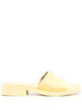 Camper Dana leather sandals - Yellow
