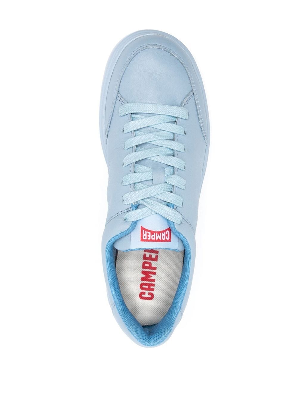 Shop Camper Logo Low-top Sneakers In Blue