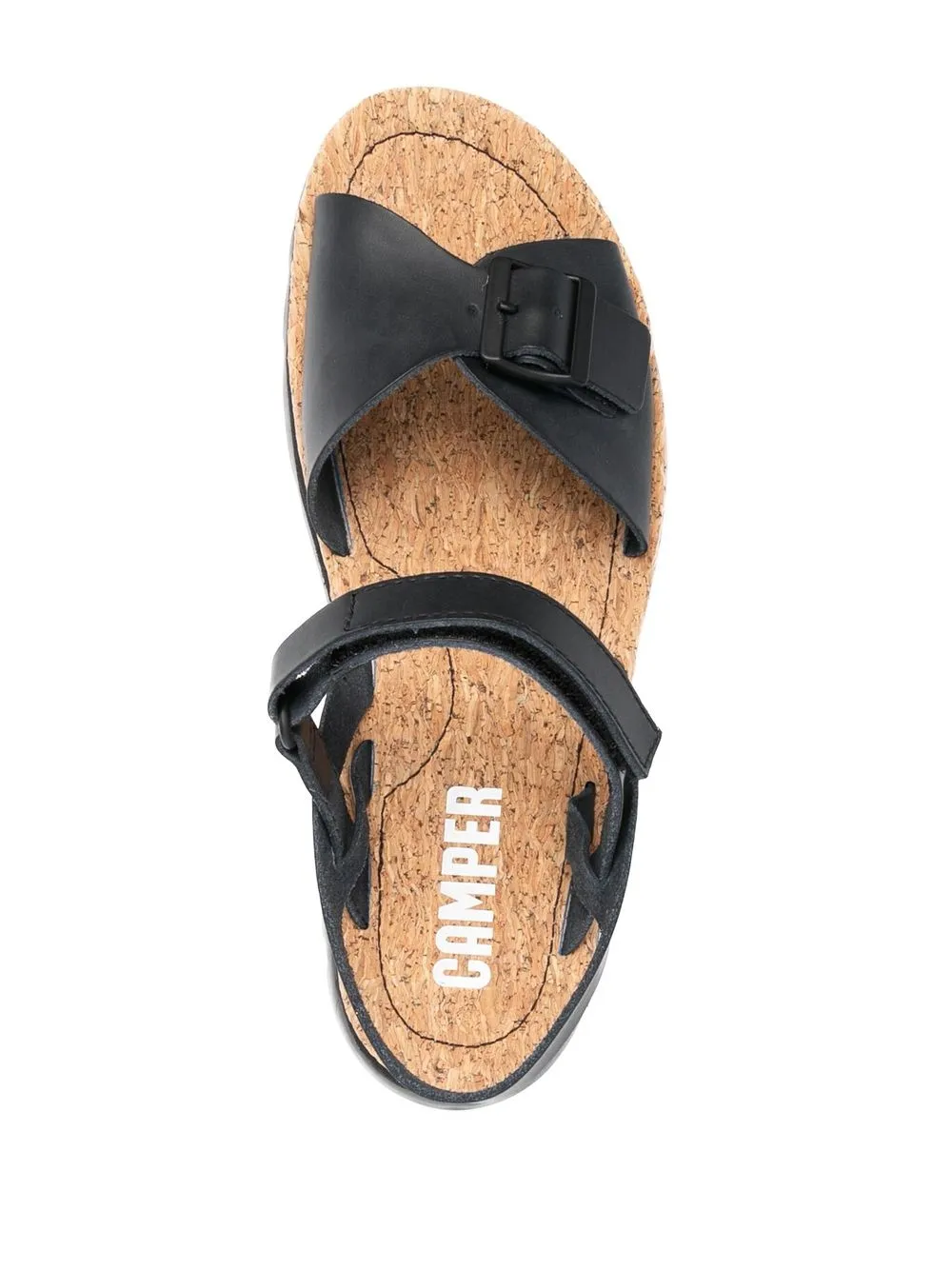 Camper Sandalen met open neus Zwart