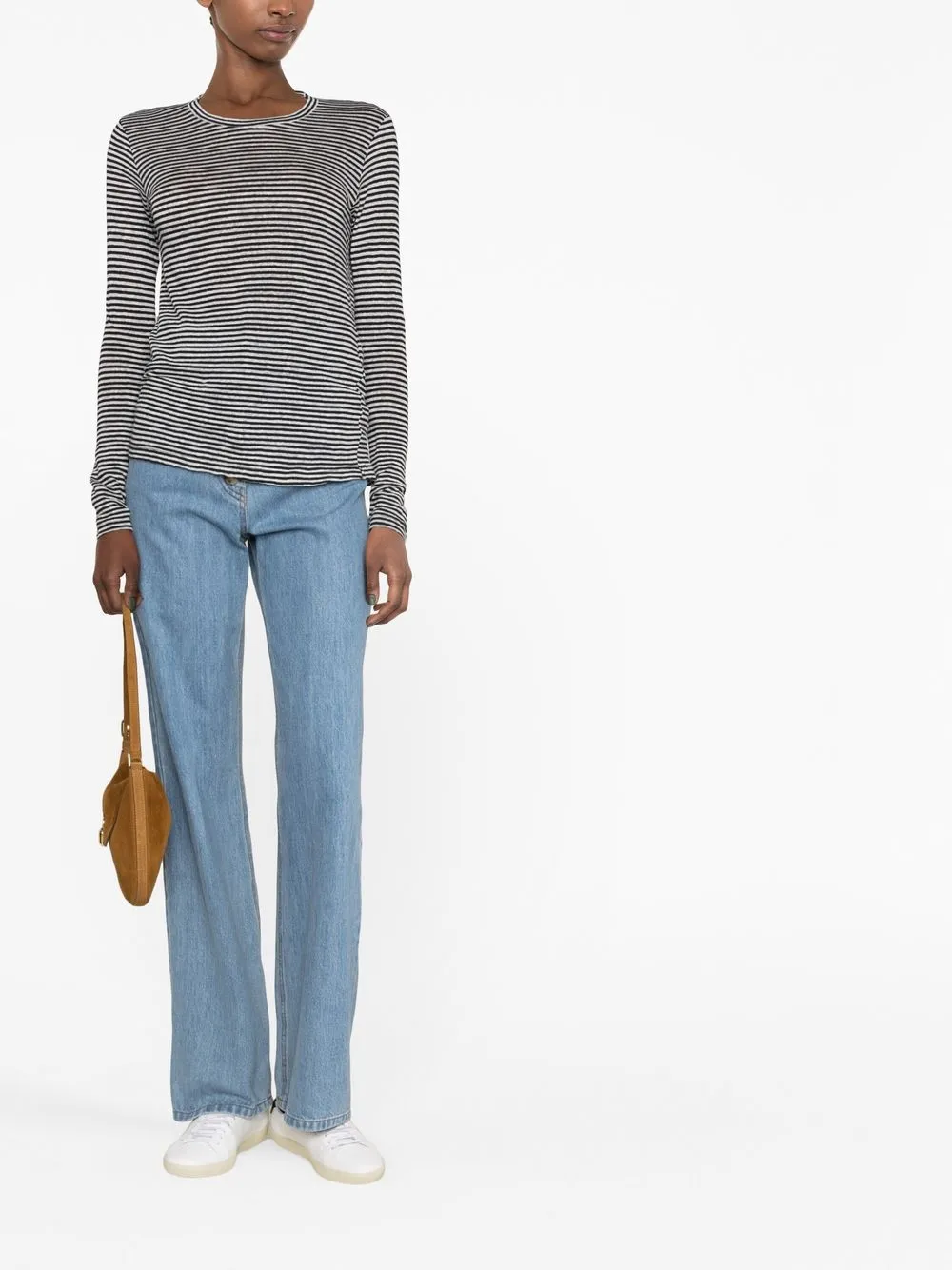 MARANT ÉTOILE T-shirt met ronde hals - Beige