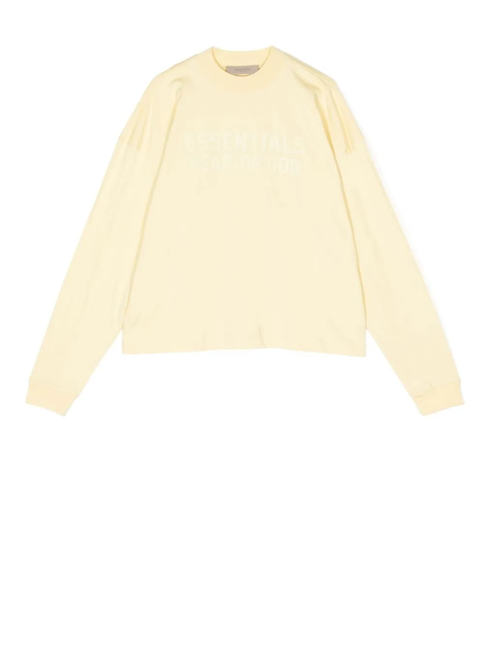 

FEAR OF GOD ESSENTIALS rear logo-patch detail jumper - Yellow