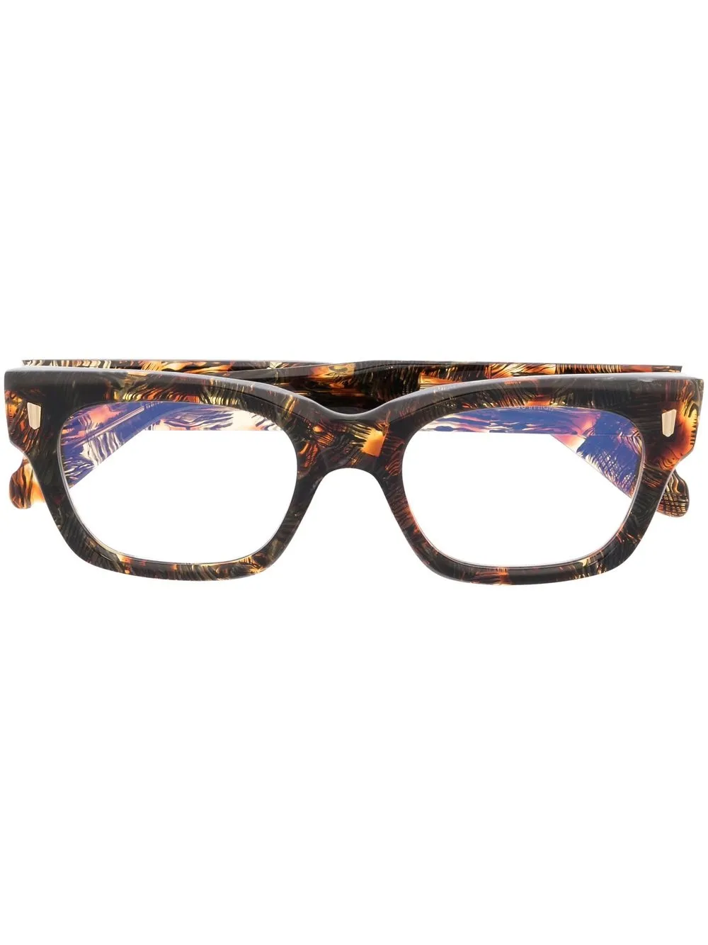 

Cutler & Gross brush stroke effect glasses - Brown