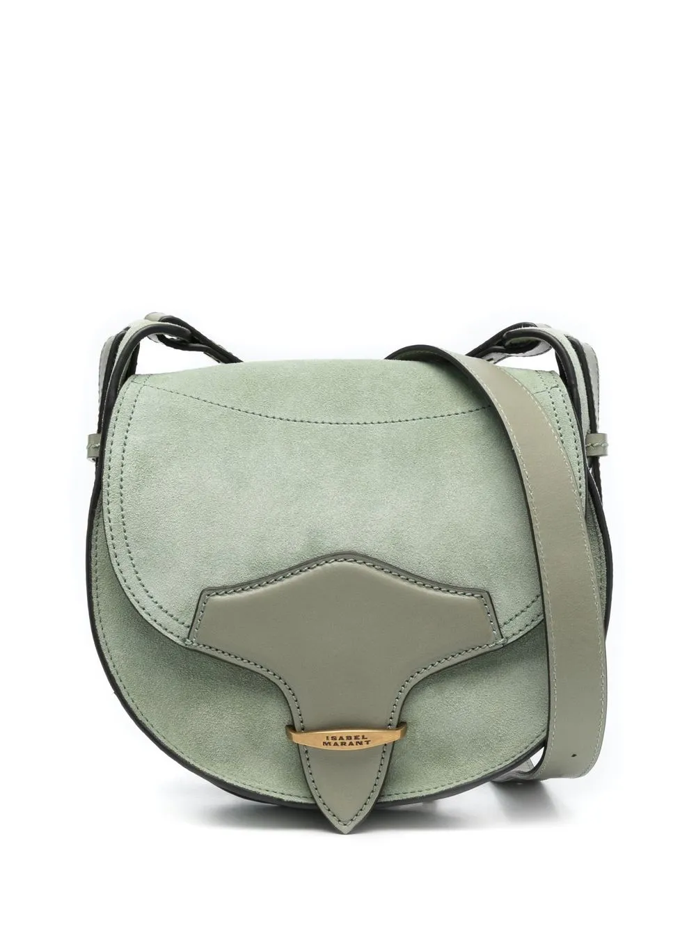 

Isabel Marant Botsy suede-leather crossbody bag - Green