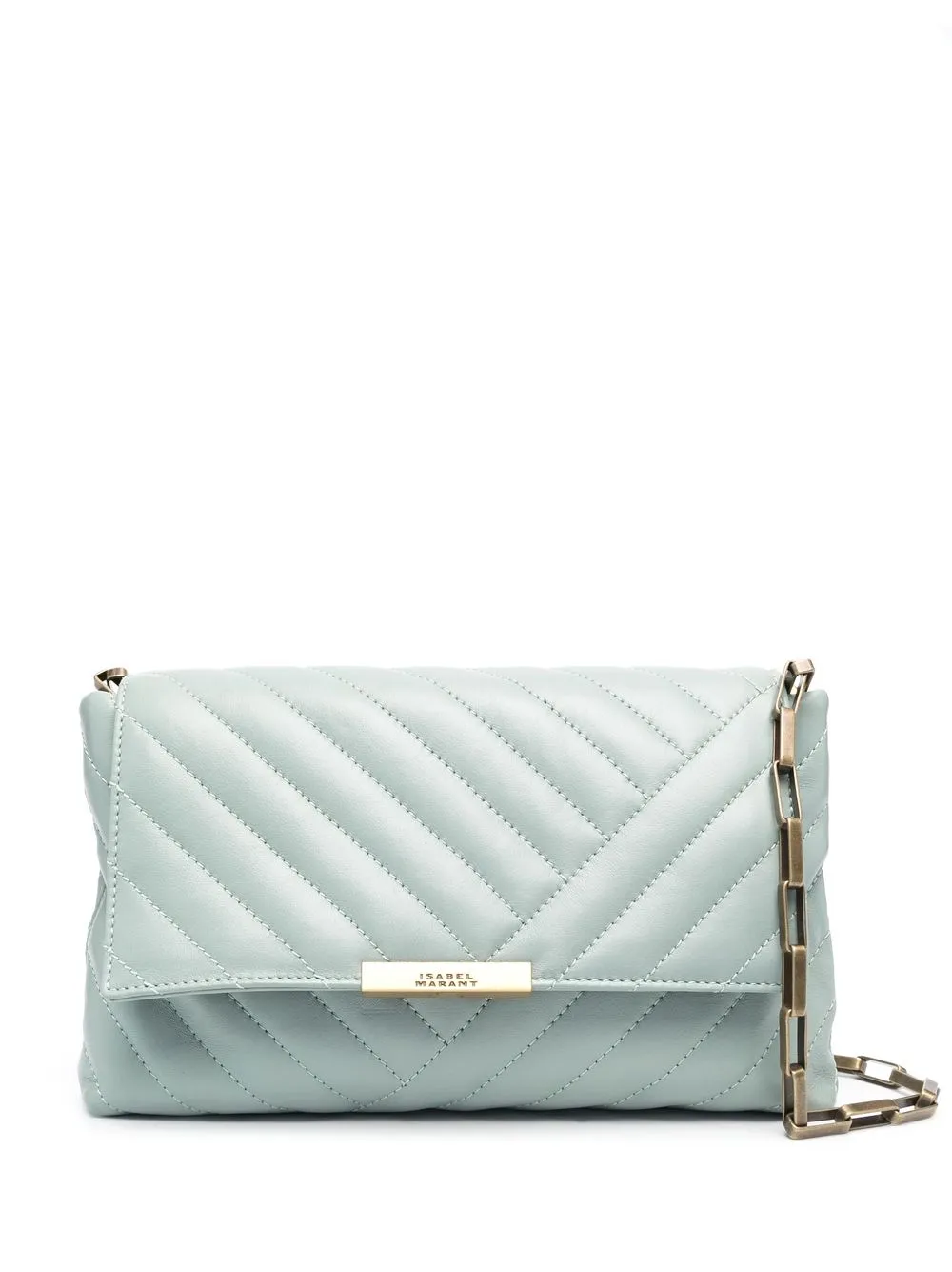 

Isabel Marant Chevron-quilted shoulder bag - Azul