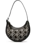 Marine Serre Elips Moon Diamant mini bag - Black