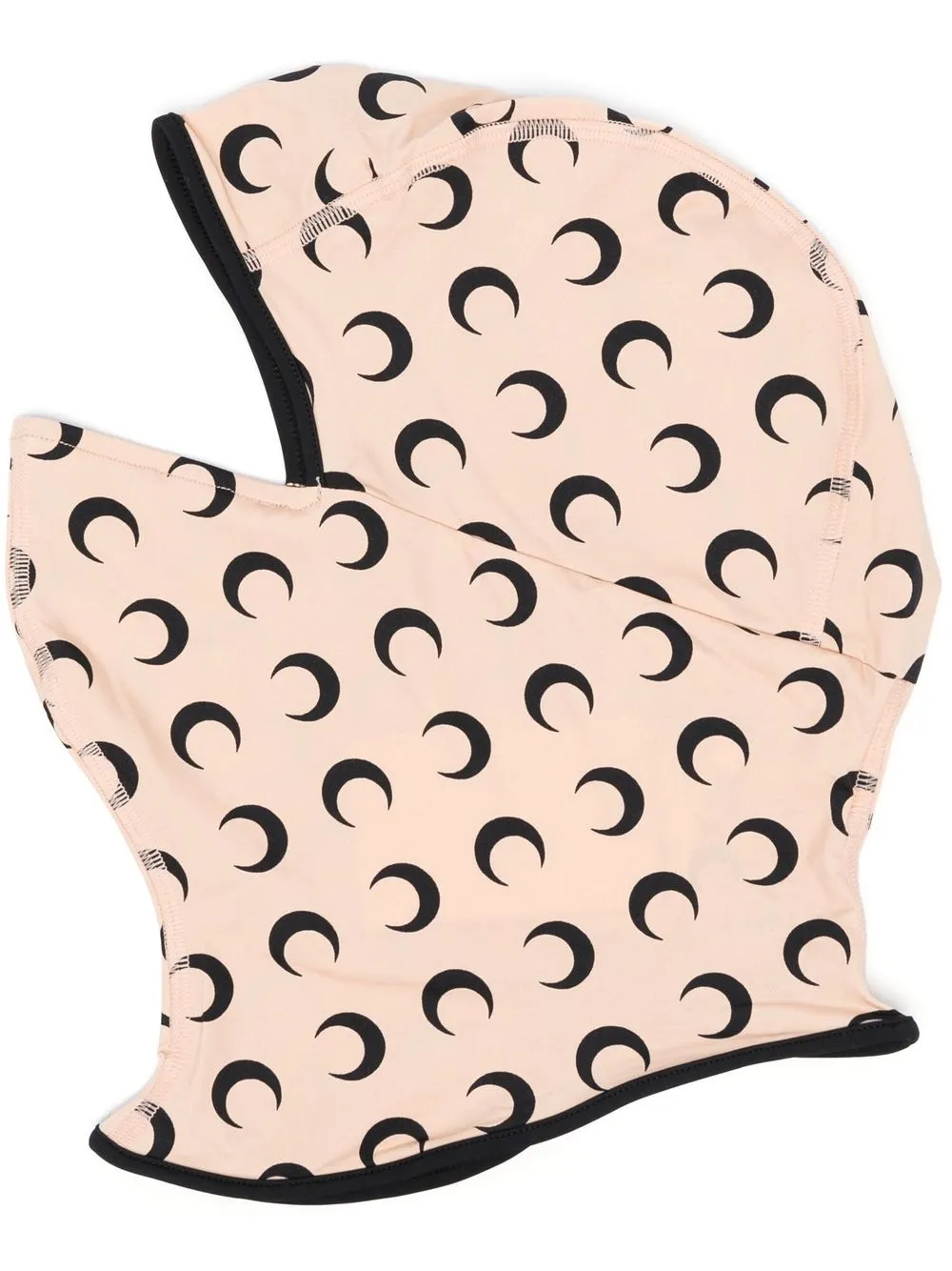 

Marine Serre crescent moon-print balaclava - Neutrals
