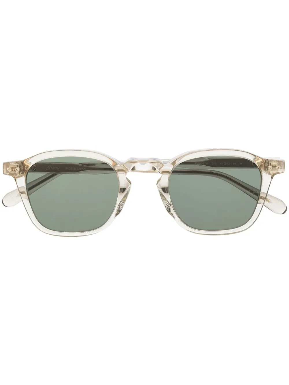 

Brioni transparent D-frame sunglasses - Neutrals