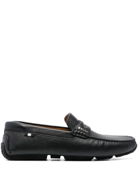 Bally slip-on leather loafers