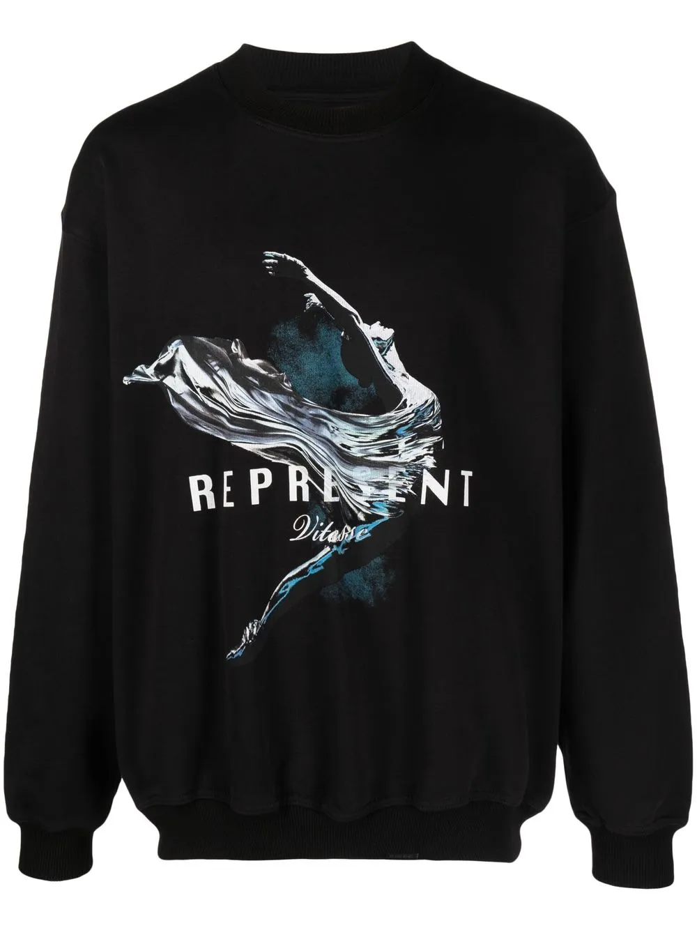 

Represent sudadera con estampado gráfico - Negro