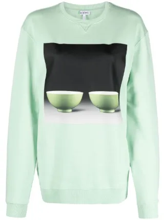 LOEWE Ceramic-print Sweatshirt - Farfetch
