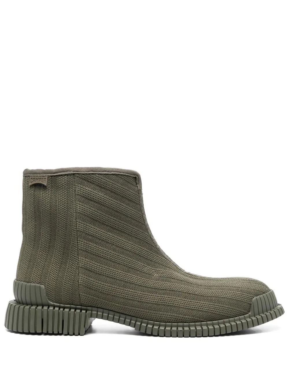 Camper Gerippte Stiefeletten In Green