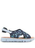 Camper Oruga crossover-strap sandals - Blue