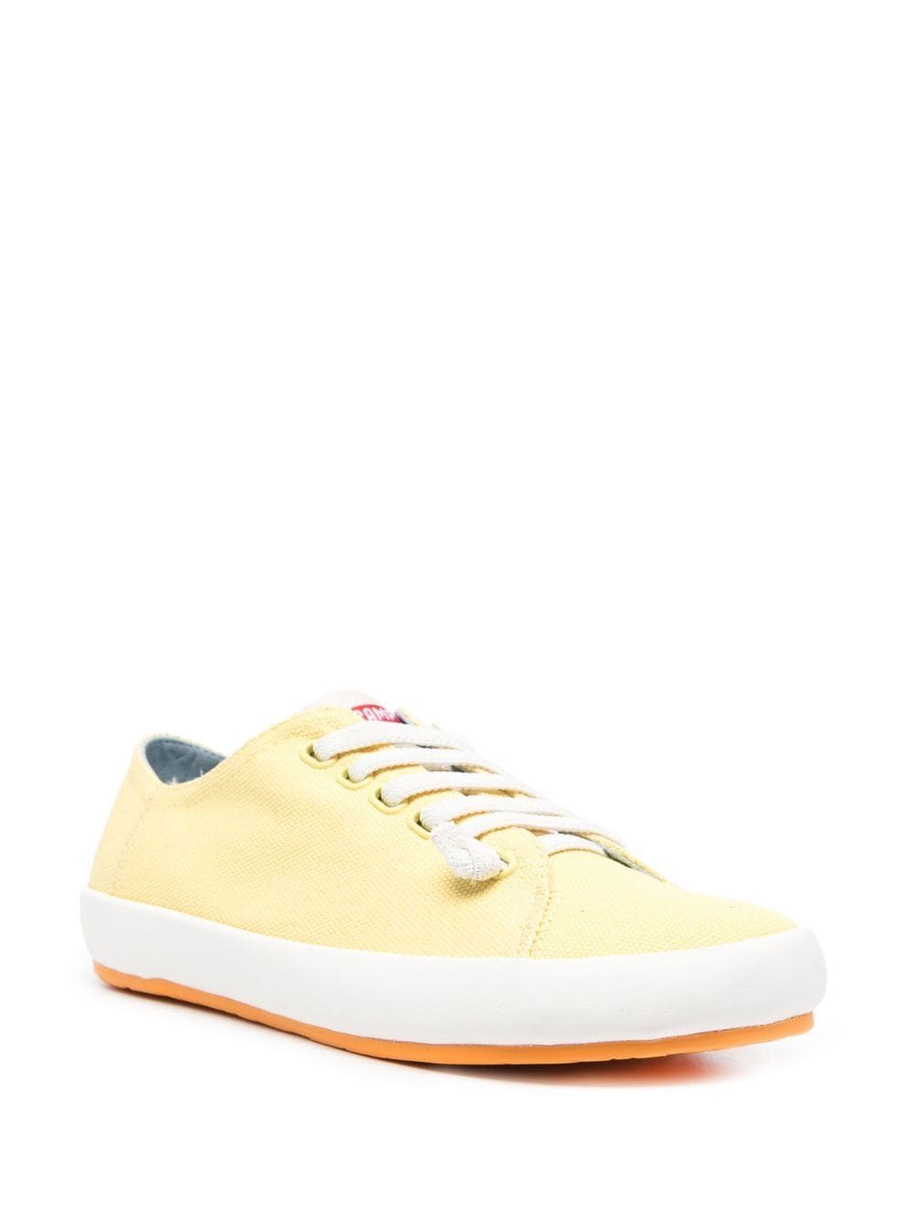 Shop Camper Peu Rambla Lace-up Sneakers In Yellow