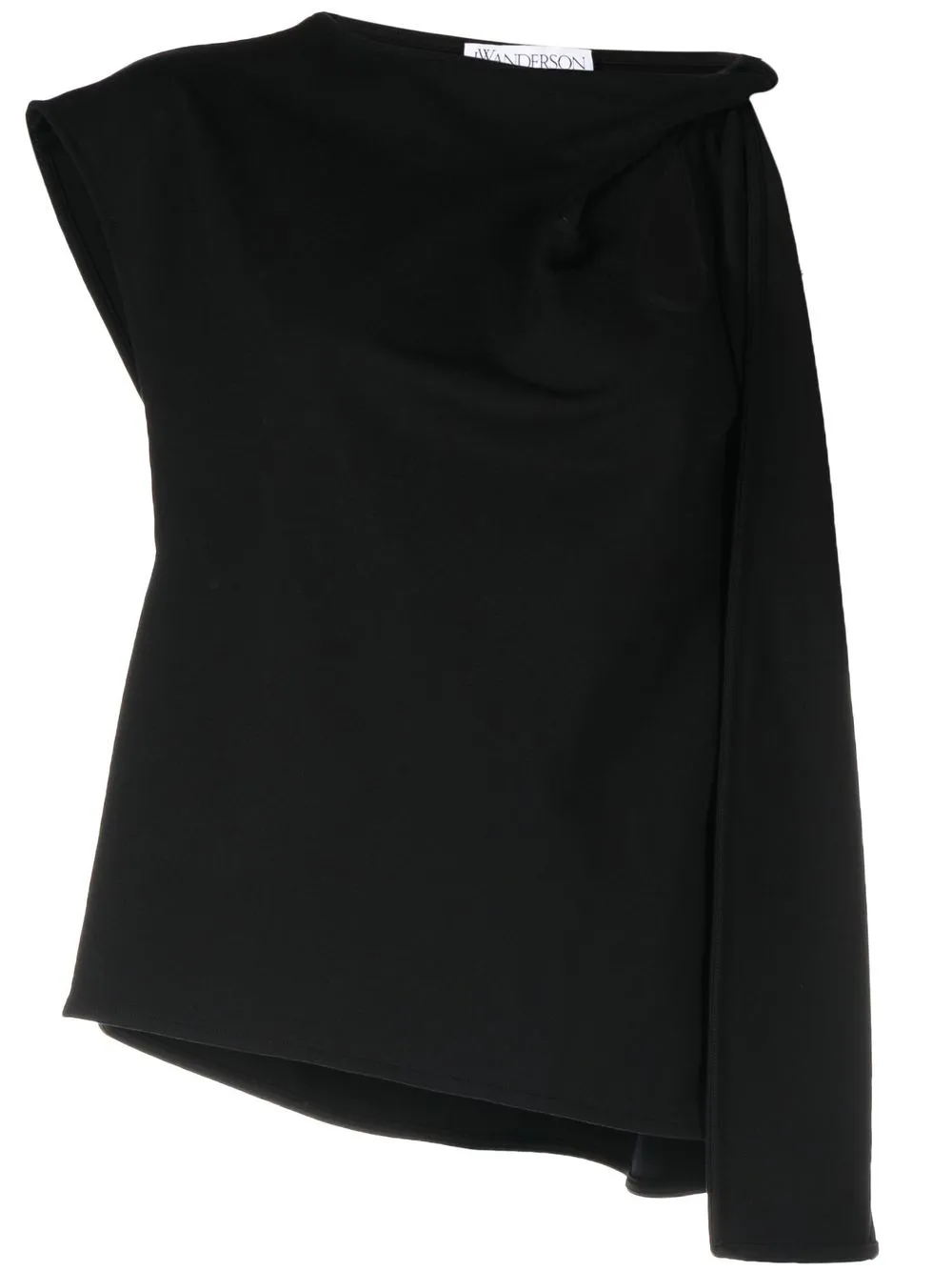

JW Anderson cut-out asymmetric tank top - Black