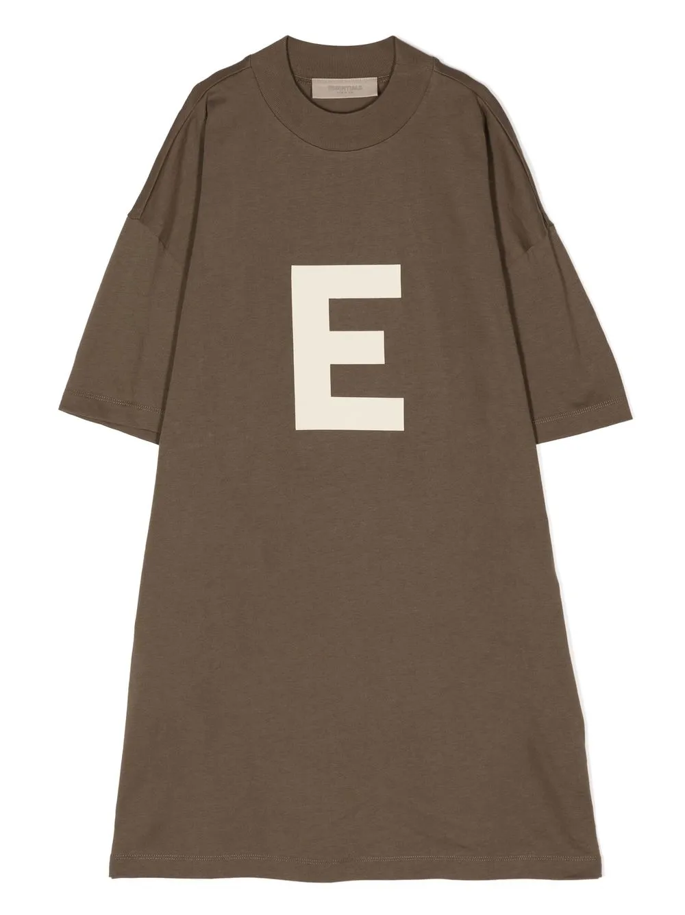 

FEAR OF GOD ESSENTIALS 'E' motif cotton dress - Green